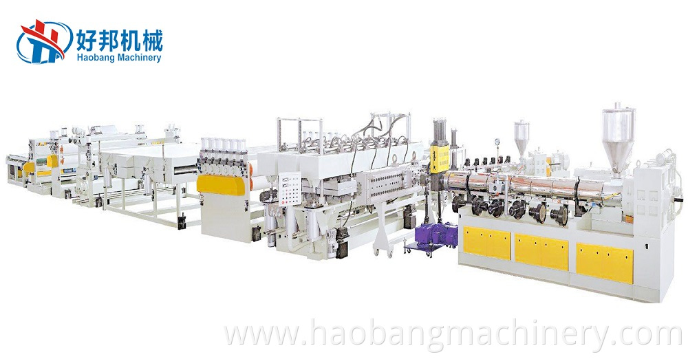 Pc Pp Hollow Sheet Machine Line